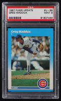 Greg Maddux 1987 Fleer Update #U-68 RC (PSA 9) at PristineAuction.com
