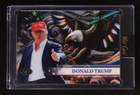 Donald Trump 2025 Wild Card Alumination Trump Inauguration Red White & Blue Eagle Rainbow Foil #ACVH-RE-DT2 #1/1 at PristineAuction.com