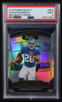 Saquon Barkley 2018 Panini Select Rookie Select Prizm #RS-2 RC (PSA 9) at PristineAuction.com