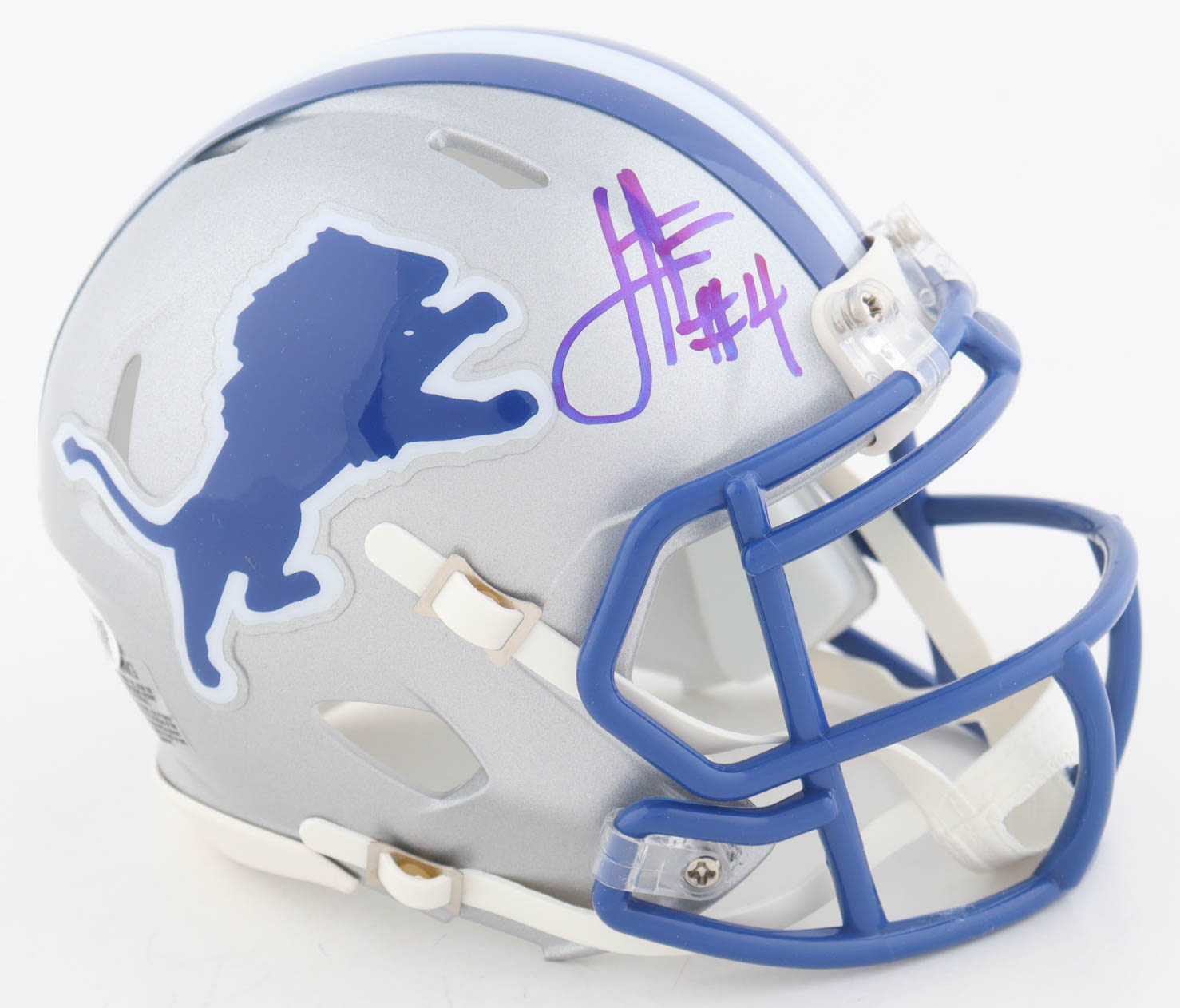 Jason Hanson Signed Lions Speed Mini Helmet (JSA) at PristineAuction.com Jason Hanson Signed Lions Speed Mini Helmet (JSA) at PristineAuction.com