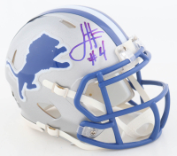 Jason Hanson Signed Lions Speed Mini Helmet (JSA) at PristineAuction.com