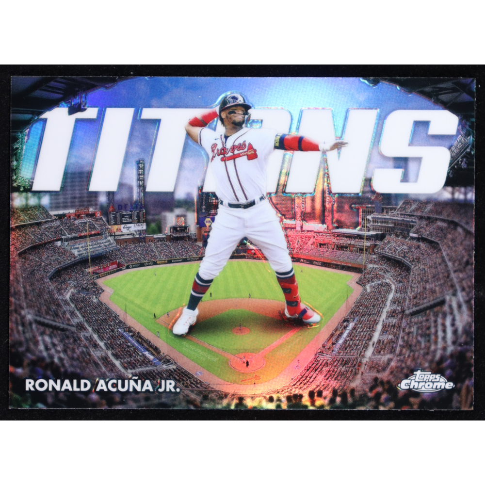 Ronald Acuna Jr. 2023 Topps Chrome Titans #CT5 at PristineAuction.com