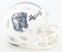 Harold Fannin Signed Browns Salute To Service Alternate Speed Mini Helmet (JSA) at PristineAuction.com