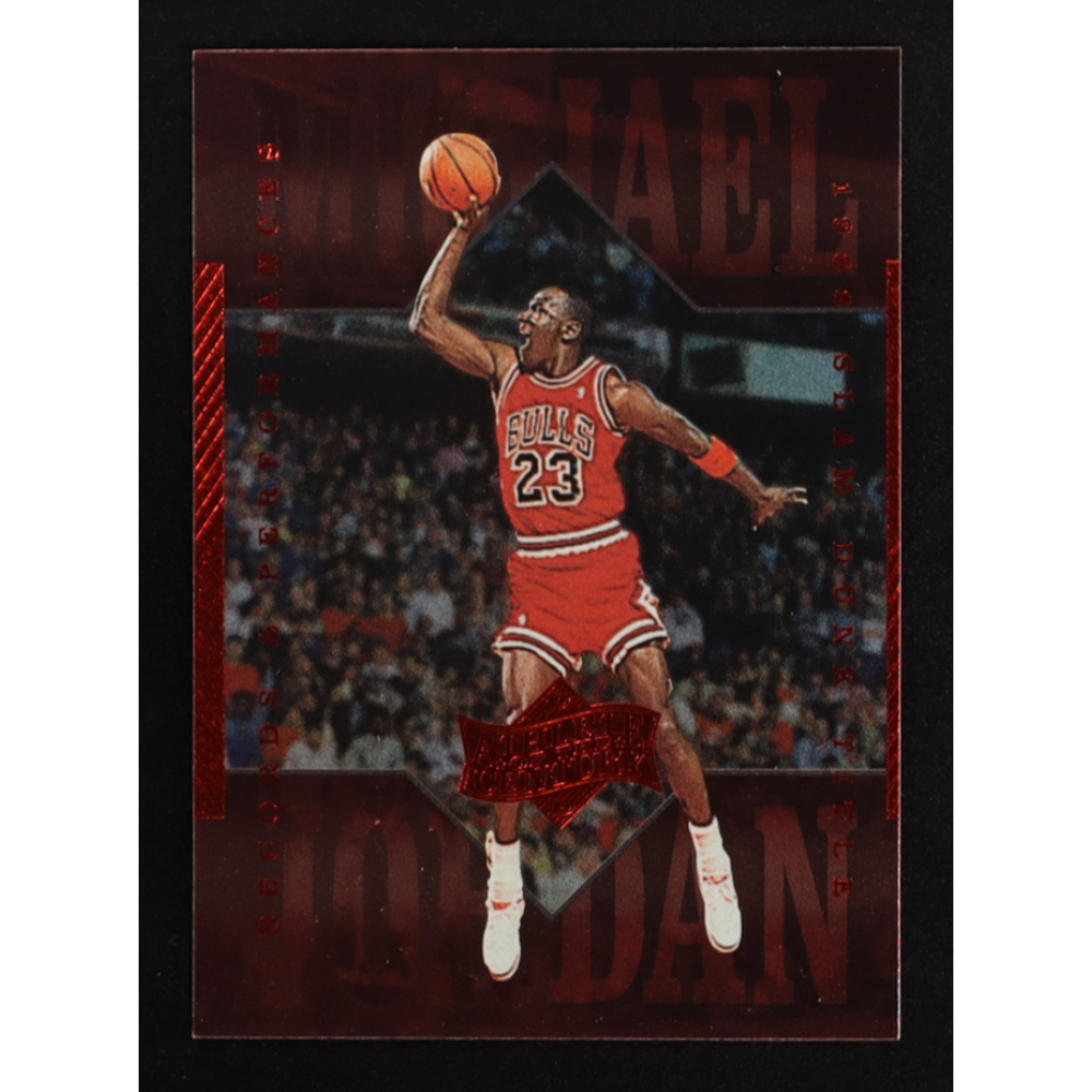 Michael Jordan 1999 Upper Deck Michael Jordan Athlete of the Century 1988 Slam Dunk #23 at PristineAuction.com