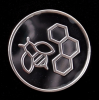 5 Gram .999 Fine Silver Honey Bee Bullion Art Bar at PristineAuction.com