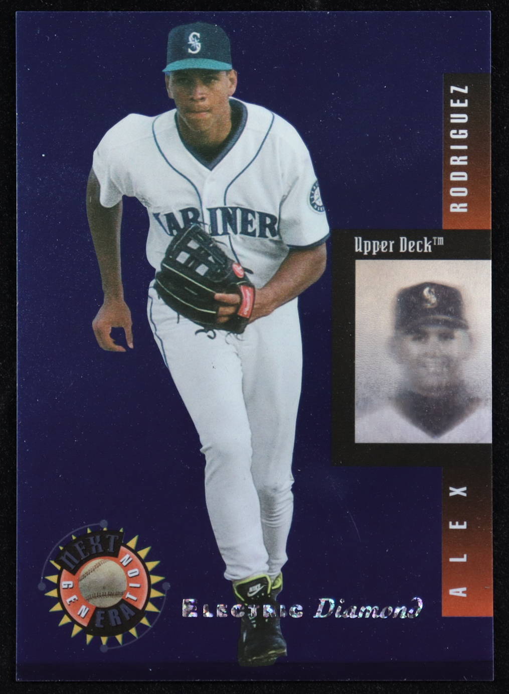 Alex Rodriguez 1994 Upper Deck Next Generation Electric Diamond #16 RC at PristineAuction.com Alex Rodriguez 1994 Upper Deck Next Generation Electric Diamond #16 RC at PristineAuction.com
