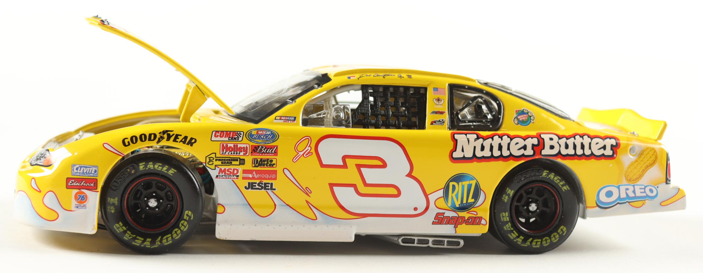 Dale Earnhardt Jr. Signed 2002 #3 Nilla Wafers / Nutter Butter Monte Carlo 1:24 Diecast Car (JR Motorsports) at PristineAuction.com Dale Earnhardt Jr. Signed 2002 #3 Nilla Wafers / Nutter Butter Monte Carlo 1:24 Diecast Car (JR Motorsports) at PristineAuction.com