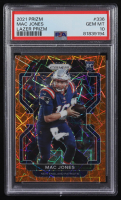 Mac Jones 2021 Panini Lazer Prizm #336 RC (PSA 10) at PristineAuction.com