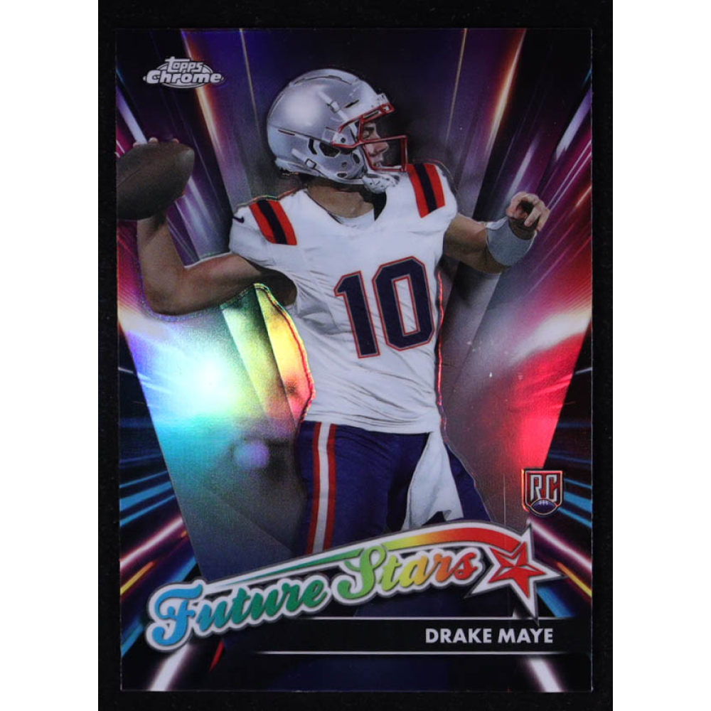 Drake Maye 2024 Topps Chrome Future Stars #FS3 RC at PristineAuction.com
