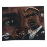 Denzel Washington Signed "Malcolm X" 8x10 Photo Inscribed "God Bless!" (PSA) at PristineAuction.com