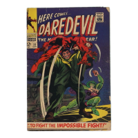 1967 "Daredevil" Issue #32 Marvel Comic Book at PristineAuction.com