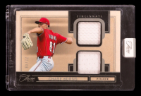 Chase Burns 2025 Panini Three and Two Prospect Dual Jerseys #35 #22/49 RC at PristineAuction.com