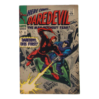 1967 "Daredevil" Issue #35 Marvel Comic Book at PristineAuction.com