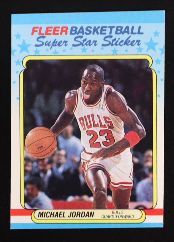 Michael Jordan 1988-89 Fleer Stickers #7 at PristineAuction.com Michael Jordan 1988-89 Fleer Stickers #7 at PristineAuction.com