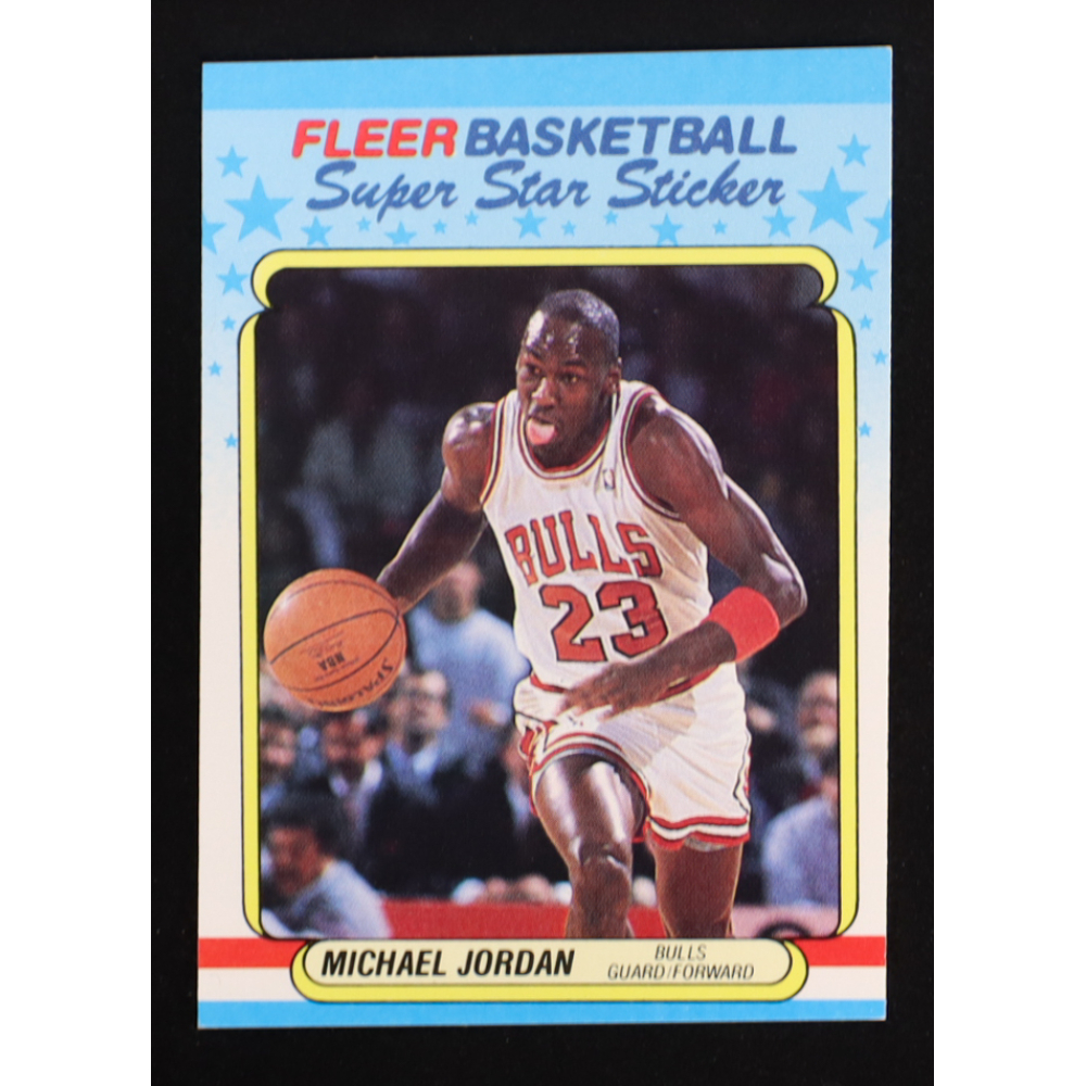 Michael Jordan 1988-89 Fleer Stickers #7 at PristineAuction.com