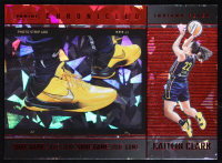 Caitlin Clark 2025 Panini Caitlin Clark Chronicled Red Cracked Ice #76 / Shoe Game at PristineAuction.com