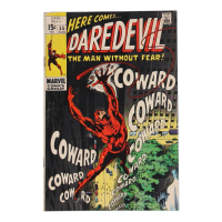 1969 "Daredevil" Issue #55 Marvel Comic Book at PristineAuction.com