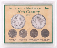 American Nickels of the 20th Century (4) Coin Collection Buffalo Jefferson at PristineAuction.com