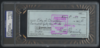 Pete Maravich Signed Original Personal Bank Check from 1984 (PSA) at PristineAuction.com
