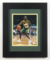 Gary Payton Signed SuperSonics Custom Framed Photo (JSA) at PristineAuction.com