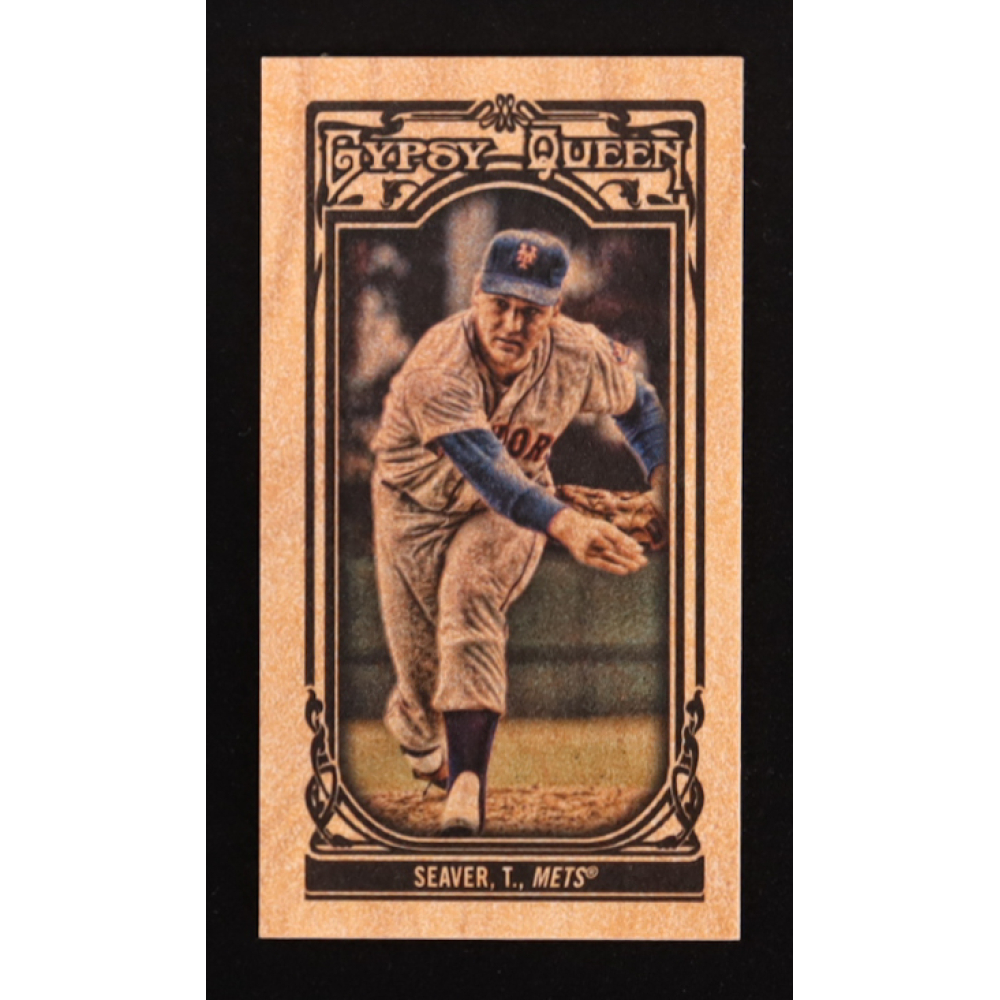 Tom Seaver 2013 Topps Gypsy Queen Mini Wood #149 #1/5 at PristineAuction.com
