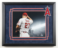 Mike Trout Signed Angels Custom Framed Photo (PSA) at PristineAuction.com