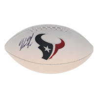 Dameon Pierce Signed Texans Logo Football (Fanatics) at PristineAuction.com