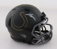 Jonathan Taylor Signed Colts Salute to Service Alternate Speed Mini Helmet (Beckett) at PristineAuction.com