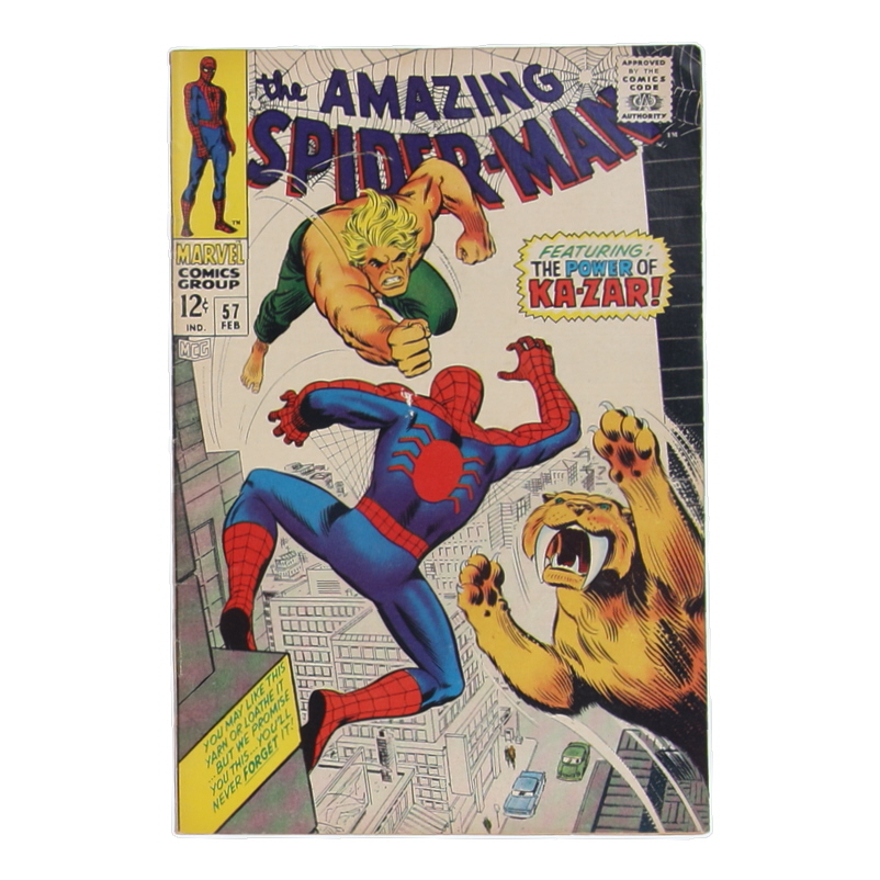 1968 "The Amazing Spider-Man" Issue #57 Marvel Comic Book at PristineAuction.com 1968 "The Amazing Spider-Man" Issue #57 Marvel Comic Book at PristineAuction.com