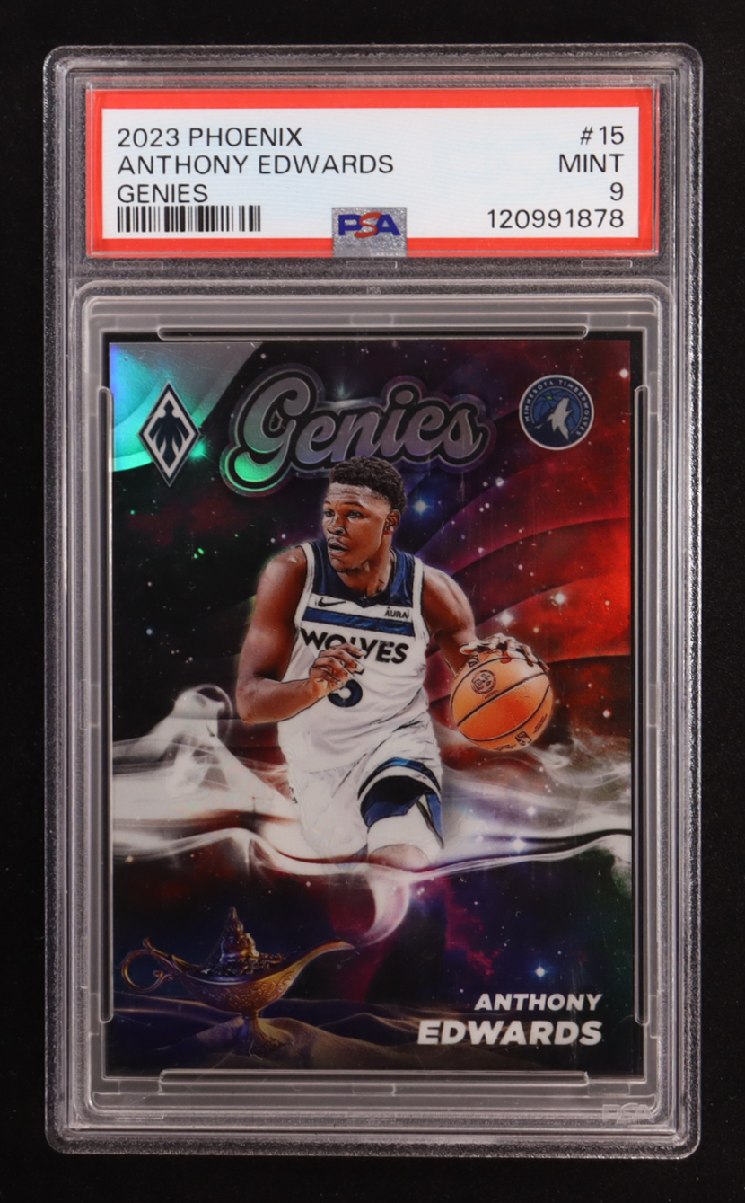 Anthony Edwards 2023-24 Panini Phoenix Genies #15 (PSA 9) at PristineAuction.com Anthony Edwards 2023-24 Panini Phoenix Genies #15 (PSA 9) at PristineAuction.com