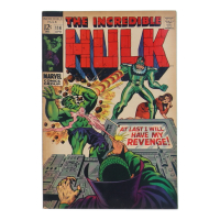 1969 "The Incredible Hulk" Issue #114 Marvel Comic Book at PristineAuction.com