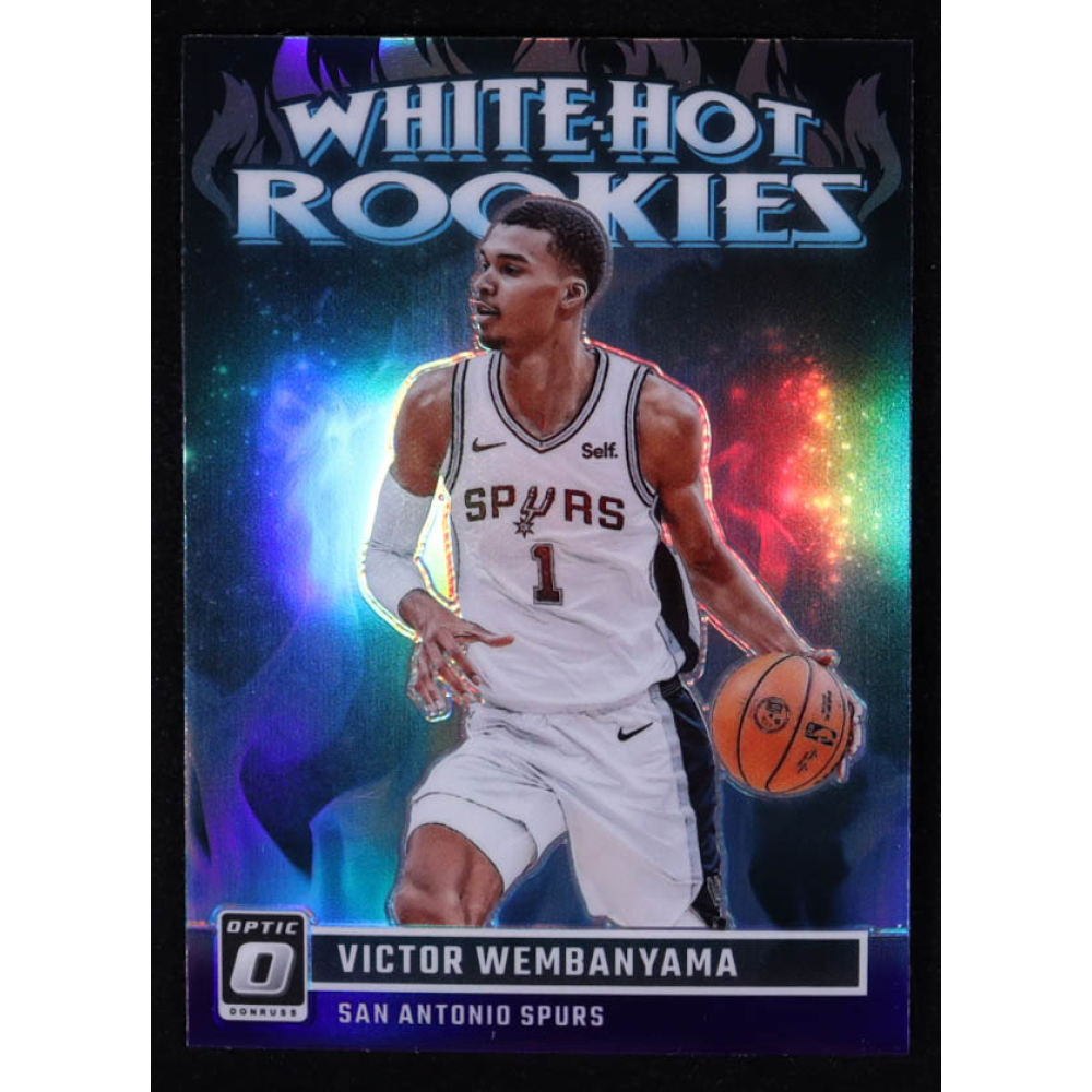 Victor Wembanyama 2023-24 Donruss Optic Holo White Hot Rookies #2 RC at PristineAuction.com