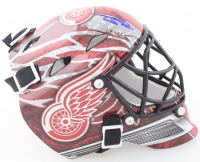 Dominik Hasek Signed Red Wings Mini Goalie Helmet Inscribed "HOF 14" (COJO) at PristineAuction.com