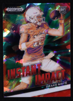 Drake Maye 2024 Panini Prizm Draft Picks Instant Impact Red Ice #4 RC at PristineAuction.com