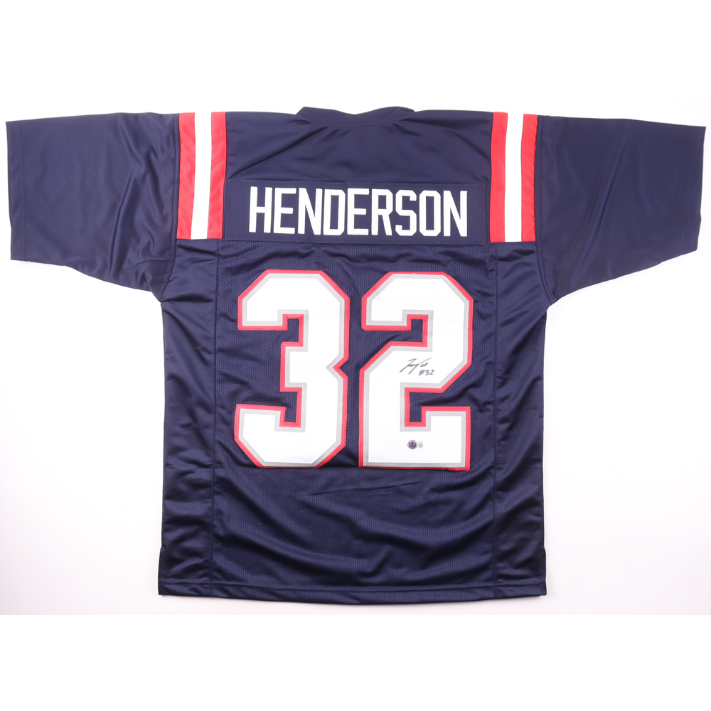 TreVeyon Henderson Signed Jersey (Beckett) at PristineAuction.com