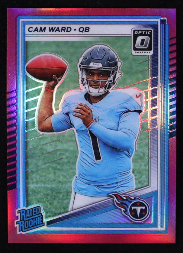 Cam Ward 2025 Donruss Optic Pink #293 RR RC at PristineAuction.com Cam Ward 2025 Donruss Optic Pink #293 RR RC at PristineAuction.com