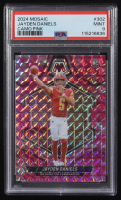 Jayden Daniels 2024 Panini Mosaic Camo Pink #302 RC (PSA 9) at PristineAuction.com