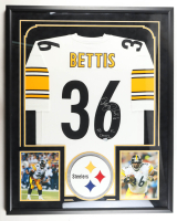 Jerome Bettis Signed Custom Framed Jersey Display with Multiple Inscriptions (Fanatics) at PristineAuction.com