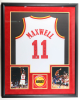 Vernon Maxwell Signed Custom Framed Jersey Display Inscribed "93-94 Champs" (Steiner) at PristineAuction.com