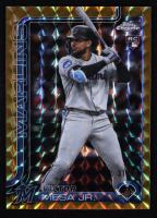 Victor Mesa Jr. 2025 Topps Chrome Update Gold Geometric Refractors #USC4 #31/50 RC at PristineAuction.com