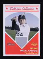 Miguel Cabrera 2008 Topps Heritage Clubhouse Collection Relics #MC at PristineAuction.com