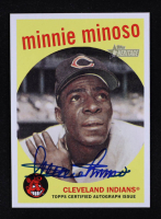 Minnie Minoso 2008 Topps Heritage Real One Autographs #MIM at PristineAuction.com