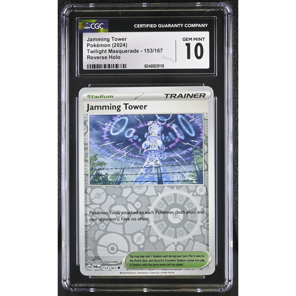 Jamming Tower 2024 Pokemon Twilight Masquerade #153/167 (CGC 10) at PristineAuction.com