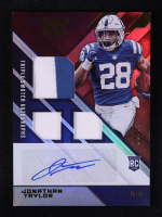 Jonathan Taylor 2020 Panini XR Red JSY AU #218 #22/75 RC at PristineAuction.com