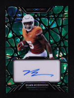Bijan Robinson 2023 Leaf WildChrome Emerald Glass Signatures #WCG5 #6/6 RC at PristineAuction.com