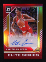 Hakeem Olajuwon 2024-25 Donruss Optic The Elite Series Signatures Gold #1 #10/10 at PristineAuction.com