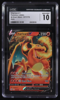 Charizard V 2022 Pokemon TCG Sword & Shield Brilliant Stars #017 Holo (CGC 10) at PristineAuction.com