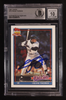 Frank Thomas Signed 1991 Topps #79 (BGS Authentic | Autograph Graded BGS 10) at PristineAuction.com