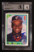 Frank Thomas Signed 1990 Score #663 RC (BGS Authentic | Autograph Graded BGS 10) at PristineAuction.com