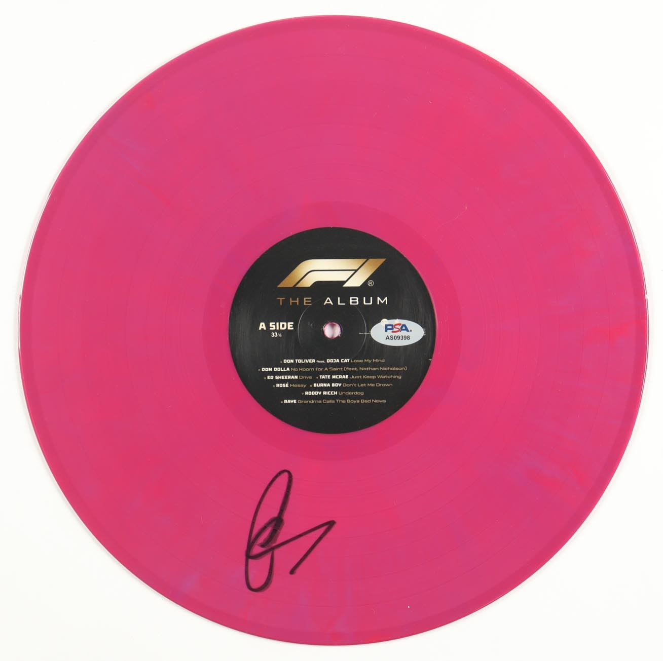 Lewis Hamilton Signed "F1 the Movie" Vinyl Record PSA) at PristineAuction.com Lewis Hamilton Signed "F1 the Movie" Vinyl Record PSA) at PristineAuction.com